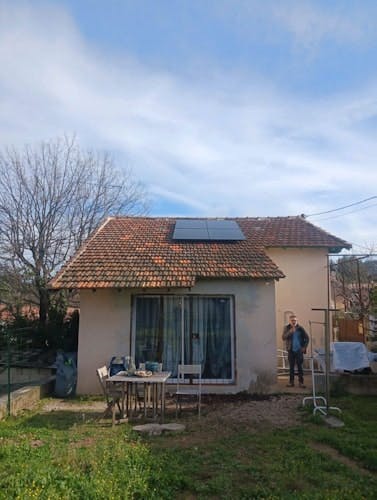 Installation de 7 panneaux solaires
