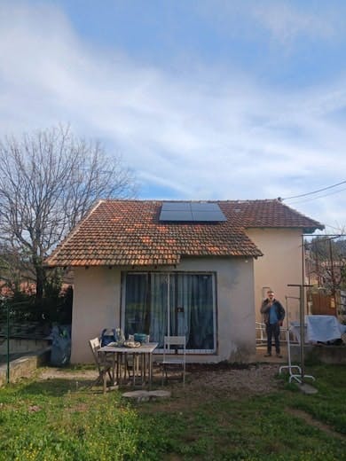 Installation de 7 panneaux solaires