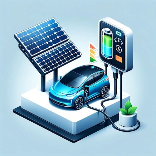 Panneau solaire recharge voiture