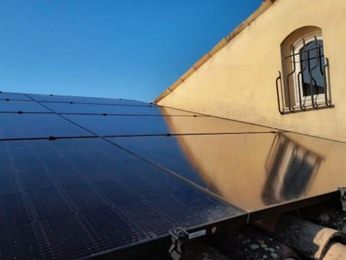 Installation photovoltaïque de 9 kWc à Châteauneuf-Grasse