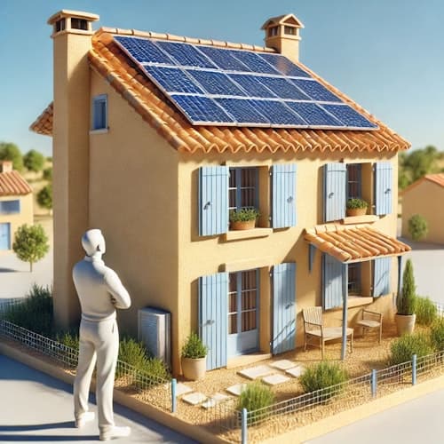 Panneau solaire maison 150m2