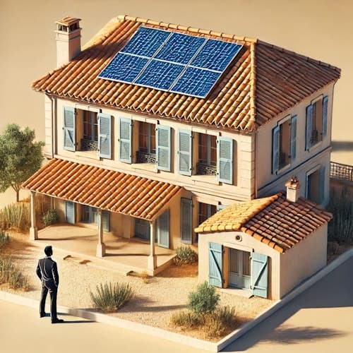 Panneau solaire maison 200m2